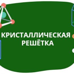 Кристаллическая решетка и типы кристаллических решеток